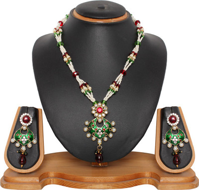 69% OFF on Vendee Fashion Exquisite Alloy Jewel Set Maroon, Green