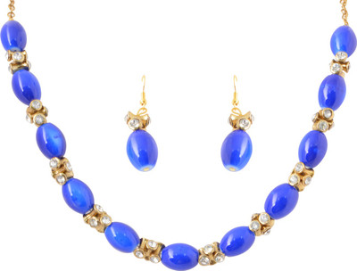 50% OFF on Jawahraat Beads Necklace With Golden Balls Seperaters Alloy Jewel Set Gold 50% OFF on Jawahraat Beads Necklace With Golden Balls Seperaters Alloy Jewel Set Gold