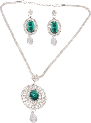 50% OFF on Jawahraat Simple Alloy Jewel Set Silver, Multicolor 50% OFF on Jawahraat Simple Alloy Jewel Set Silver, Multicolor