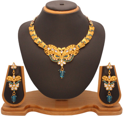 69% OFF on Vendee Fashion Marvelous Fashion Alloy Jewel Set Green, Blue