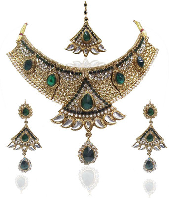 42% OFF on Kriaa 1100618 Alloy Jewel Set Green 42% OFF on Kriaa 1100618 Alloy Jewel Set Green