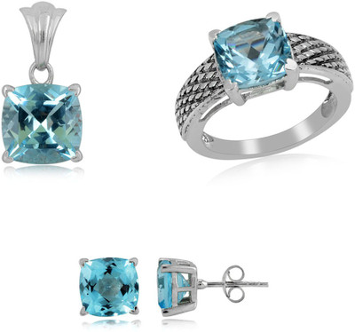 31% OFF on RosesNRibbons Blue Desire Sterling Silver Jewel Set Silver