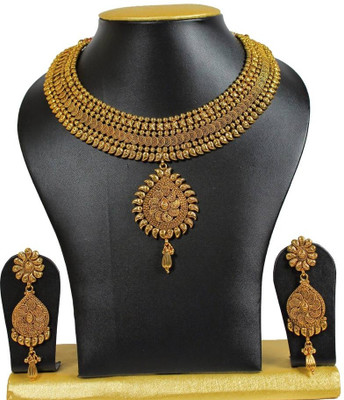 64% OFF on Sewad Shining Diva Alloy Jewel Set Gold