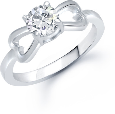 70% OFF on VK Jewels Alloy Rhodium Plated Ring