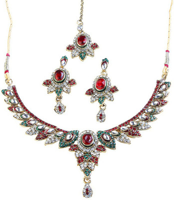 59% OFF on Kriaa 1100602 Alloy Jewel Set Green 59% OFF on Kriaa 1100602 Alloy Jewel Set Green