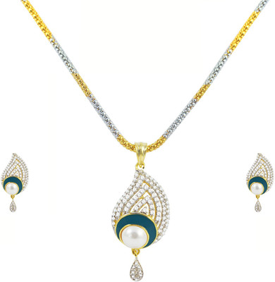 33% OFF on iJewel Pendant Set with Earrings Alloy Jewel Set Gold 33% OFF on iJewel Pendant Set with Earrings Alloy Jewel Set Gold
