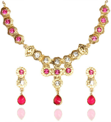 50% OFF on 14Fashions 1100404 Alloy Jewel Set Pink
