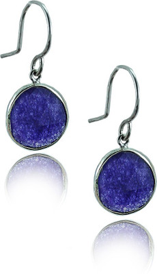 63% OFF on Style A Bit Oval Gemmies Agate Sterling Silver Dangle Earring