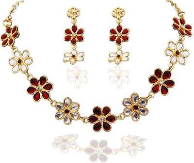 50% OFF on 14Fashions 1100313 Alloy Jewel Set Maroon