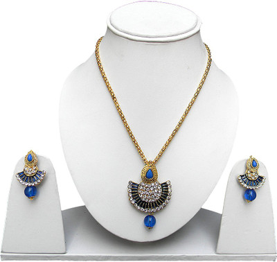 65% OFF on Swaraj Hiral Alloy Jewel Set Blue 65% OFF on Swaraj Hiral Alloy Jewel Set Blue