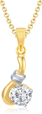 69% OFF on VK Jewels Hook Lock Gold and Rhodium Plated Solitaire 18K Yellow Gold Plated Alloy Pendant 69% OFF on VK Jewels Hook Lock Gold and Rhodium Plated Solitaire 18K Yellow Gold Plated Alloy Pendant