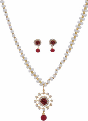 63% OFF on Hyderabadi Abhushan Alloy Jewel Set Multicolor