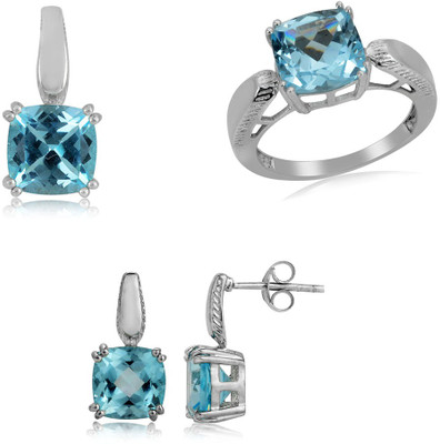 31% OFF on RosesNRibbons Joyful Sparkle Sterling Silver Jewel Set Silver