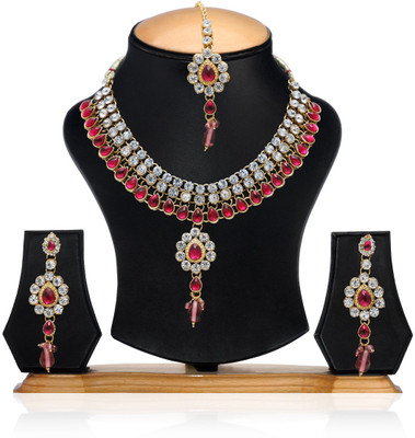 50% OFF on Fashion Fusion Modesta Alloy Jewel Set Red, White 50% OFF on Fashion Fusion Modesta Alloy Jewel Set Red, White