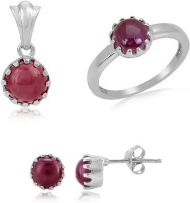 30% OFF on RosesNRibbons Dainty Gem Sterling Silver Jewel Set Silver