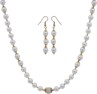 64% OFF on Hyderabadi Abhushan Baroque Alloy Jewel Set Multicolor