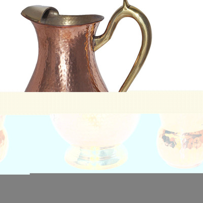 26% OFF on DakshCraft Drinkware Mughlai With 1 Tumbler Copper Steel For Ayurveda Benefits Jug Glass Set 26% OFF on DakshCraft Drinkware Mughlai With 1 Tumbler Copper Steel For Ayurveda Benefits Jug Glass Set