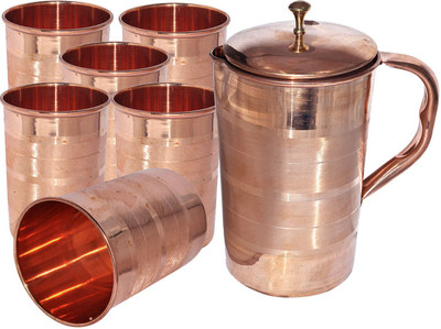 54% OFF on DakshCraft AB1246 Jug Glass Set 54% OFF on DakshCraft AB1246 Jug Glass Set