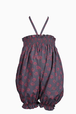 Little Darling Woven Baby Girl's Jumpsuit