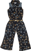 50% OFF on Hunny Bunny Printed Girl's Jumpsuit