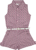 15% OFF on Hunny Bunny Printed Girl's Jumpsuit