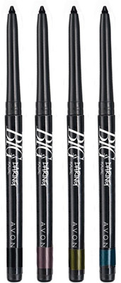 Avon Big & Daring Kajal (set Of 4 Different Shades - 0.28g Each) 1.12 G (boldest Black, Deep Plum, Burnt Olive, Deep Navy)