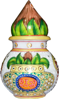 27% OFF on Anjalika Marble Kalash with Nariyal Marble Kalash 27% OFF on Anjalika Marble Kalash with Nariyal Marble Kalash