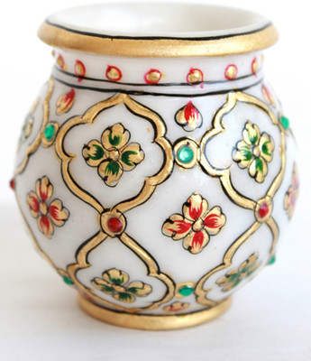 37% OFF on Craft International Handmade Marble Kalash Gold Painted Marble Kalash 37% OFF on Craft International Handmade Marble Kalash Gold Painted Marble Kalash