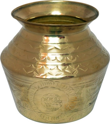 7% OFF on Metalika Brass Kalash