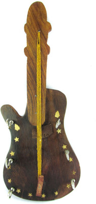 33% OFF on Pindia Fancy Guitar Shaped Wooden, Brass Key Holder 33% OFF on Pindia Fancy Guitar Shaped Wooden, Brass Key Holder