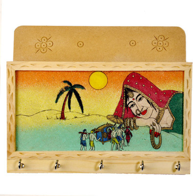 60% OFF on Little India Gemstone Painting Magazine Gift -103 Wooden Key Holder 60% OFF on Little India Gemstone Painting Magazine Gift -103 Wooden Key Holder