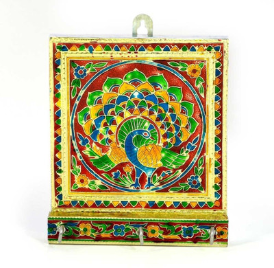 61% OFF on Little India Meenakari Artwork 3 Stand in White Metal Cast Iron Key Holder 61% OFF on Little India Meenakari Artwork 3 Stand in White Metal Cast Iron Key Holder