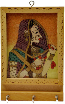 33% OFF on Jaipur Raga Wooden Key Holder