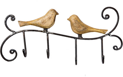 10% OFF on Peacock Life Iron, Wooden Key Holder 10% OFF on Peacock Life Iron, Wooden Key Holder