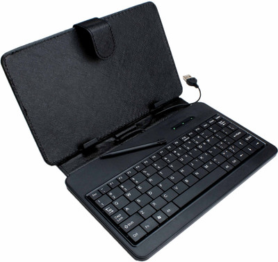 CM Cover Case Leathertablet Keyboard Wired USB Tablet Keyboard (Black)