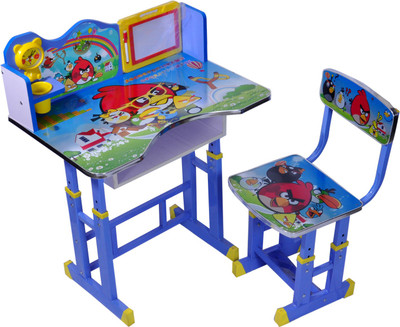 Wood Wizard Engineered Wood Study Table (Finish Color - Blue) - KDTECA42N8KPGHQT