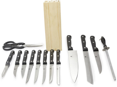 25% OFF on Impressive9 ABS Black Stainless Steel Knife Set Pack of 14 25% OFF on Impressive9 ABS Black Stainless Steel Knife Set Pack of 14