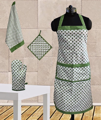 45% OFF on Dekor World Green Cotton Kitchen Linen Set 45% OFF on Dekor World Green Cotton Kitchen Linen Set