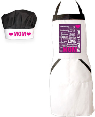 Giftsmate Mothers Day Cotton Kitchen Linen Set White, Pack Of 2 - KLSE6ZWYETMEUNRP