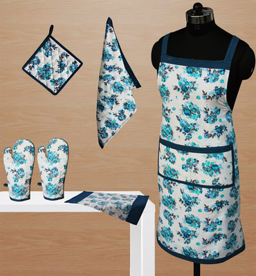 18% OFF on Dekor World Blue Cotton Kitchen Linen Set 18% OFF on Dekor World Blue Cotton Kitchen Linen Set
