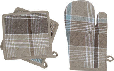 Iris Innovations Chefs Cotton Kitchen Linen Set Multicolor, Pack Of 3 - KLSE8623N6EEDYE6