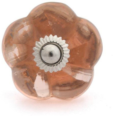 Neerja Glass Cabinet/Draw Knob Pink Pack of 6