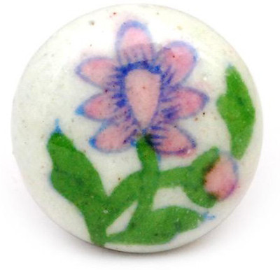 Neerja Ceramic Cabinet/Draw Knob Green Pack of 6