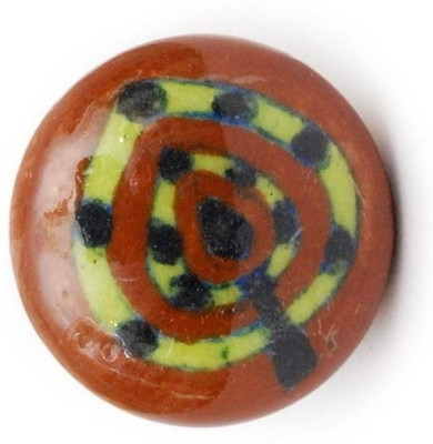 Neerja Ceramic Cabinet/Draw Knob Brown Pack of 6