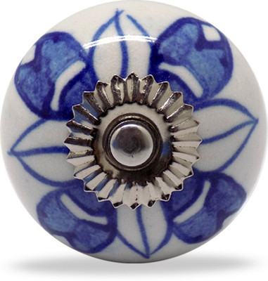 Casa Decor Ceramic Cabinet/Draw Knob Blue Pack of 4 Casa Decor Ceramic Cabinet/Draw Knob Blue Pack of 4