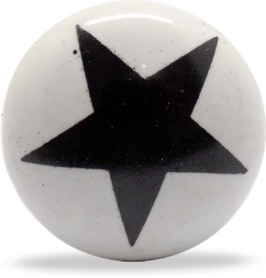 50% OFF on Casa Decor Ceramic Cabinet/Draw Knob Black Pack of 4