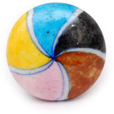 Neerja Ceramic Cabinet/Draw Knob White Pack of 6