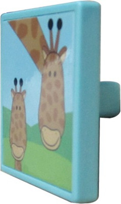 Benzoville Plastic Cabinet/Draw Knob Blue Pack of 1