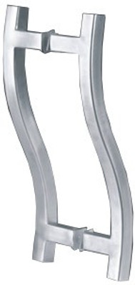 5% OFF on Decowell Stainless Steel Door Pull Silver Pack of 2