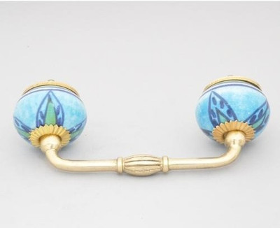 Neerja Ceramic Cabinet/Draw Pull Blue Pack of 2